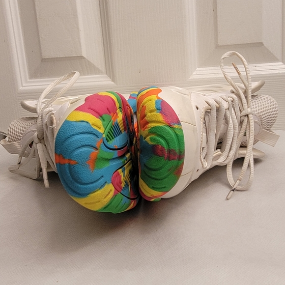 Nike Little Posite One GS 'Fruity Pebbles  Size 7 VNDS - Picture 16 of 16